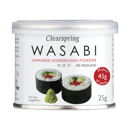 Wasabipulver, Clearspring, 25g